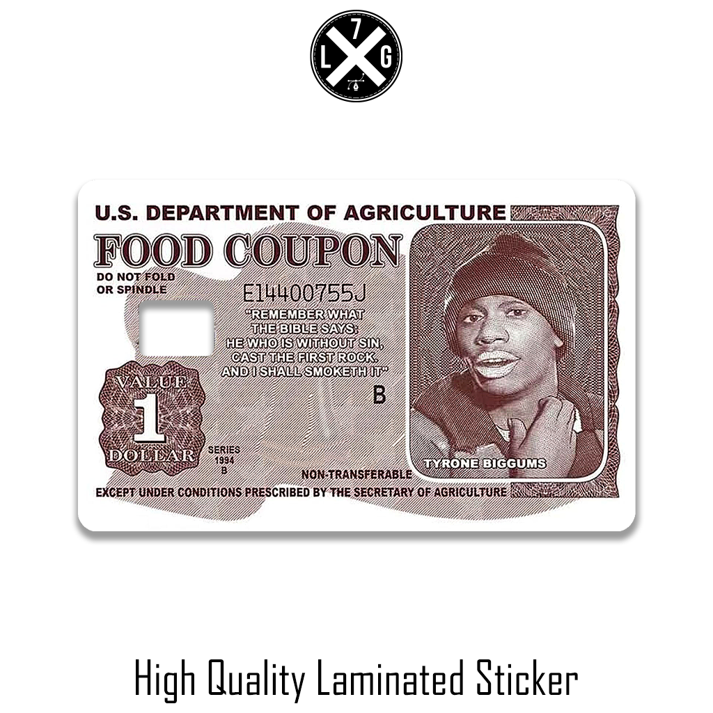 Tyrone Food Coupon Card Skin